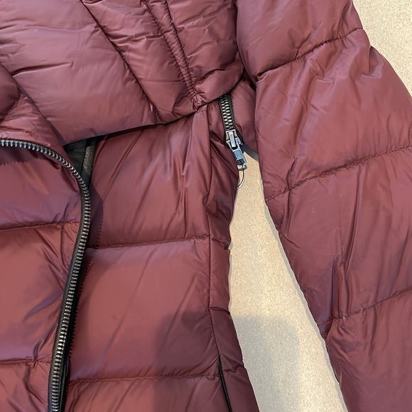 Mackage Convertible Down Coat With Leather Trim! - Picture 4 of 11